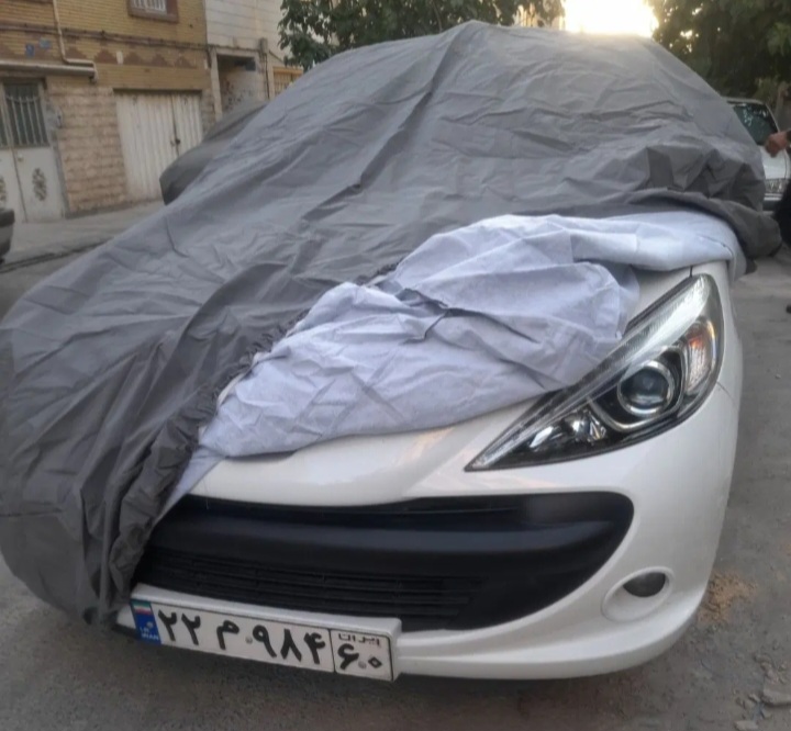 چادر ماشین پژو 207 پشت کلکی درجه ۱ ضمانت دار چهار فصل